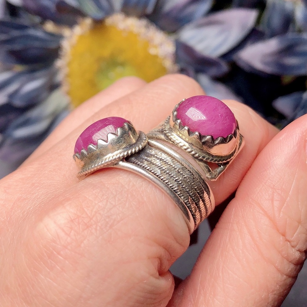 Clearancesterling Silver Ruby Ring - image 2